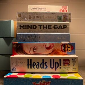 Hasbro Board Games Red and Blue Colorful Fun